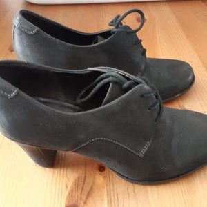 High heels leather shoes Ecco, size 38 (7.5)